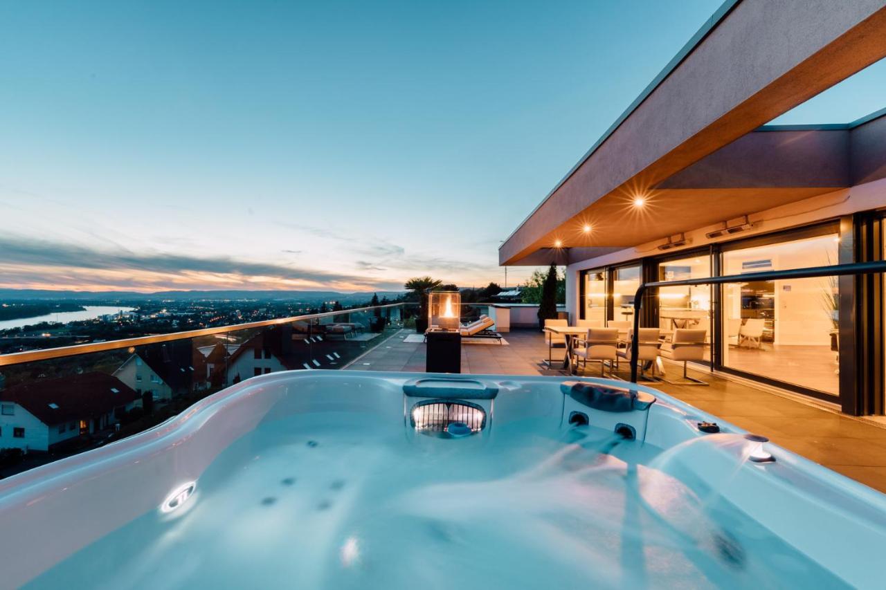 Traumblick Trifft Luxus! Appartement Weitersburg Buitenkant foto
