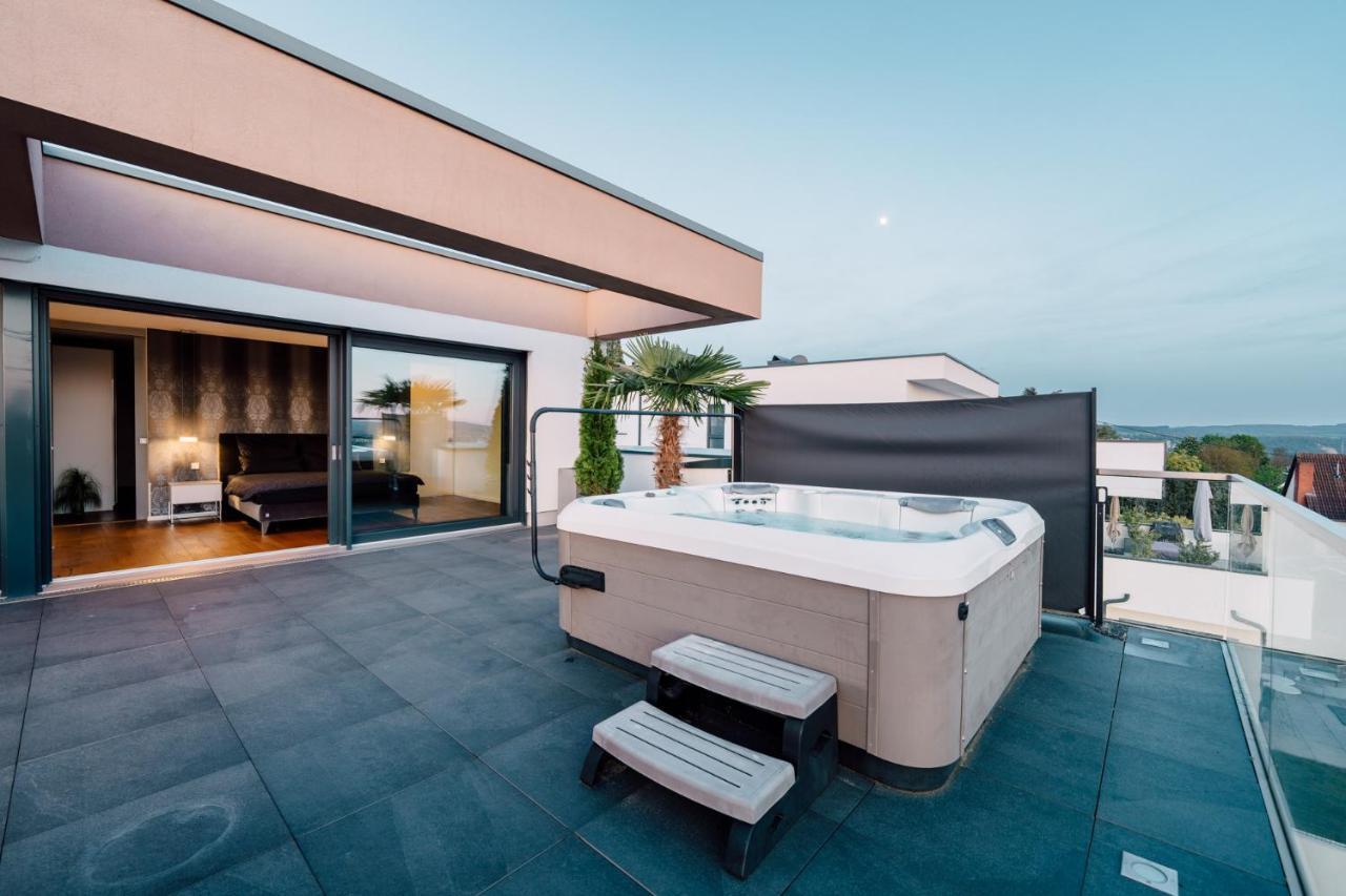 Traumblick Trifft Luxus! Appartement Weitersburg Buitenkant foto